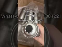 0.23mm Hals-In-Kassette Gas Tin Kanne Außen Butangaskanne 65 * 165mm